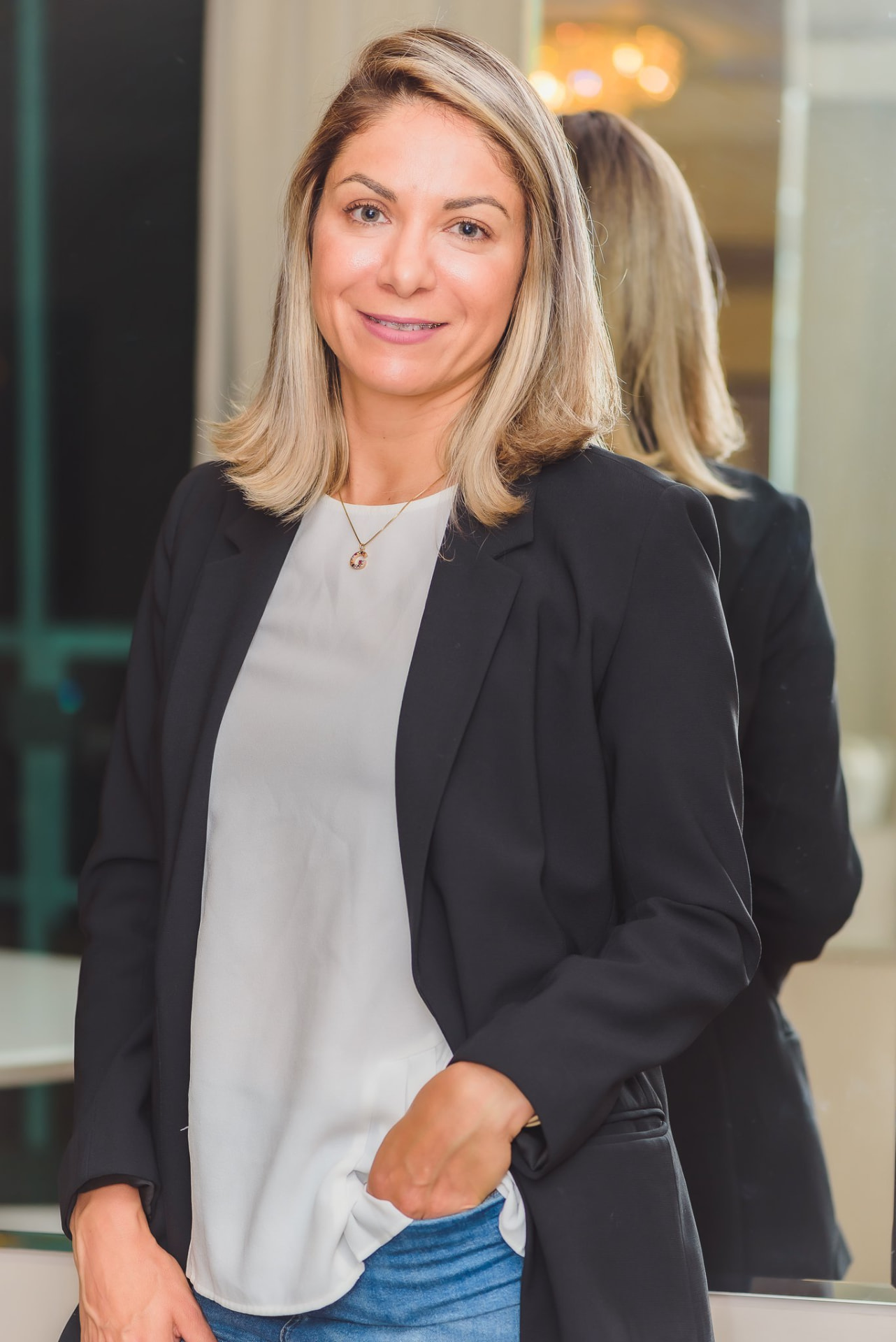 Retrato executivo de Graziela Brunatto