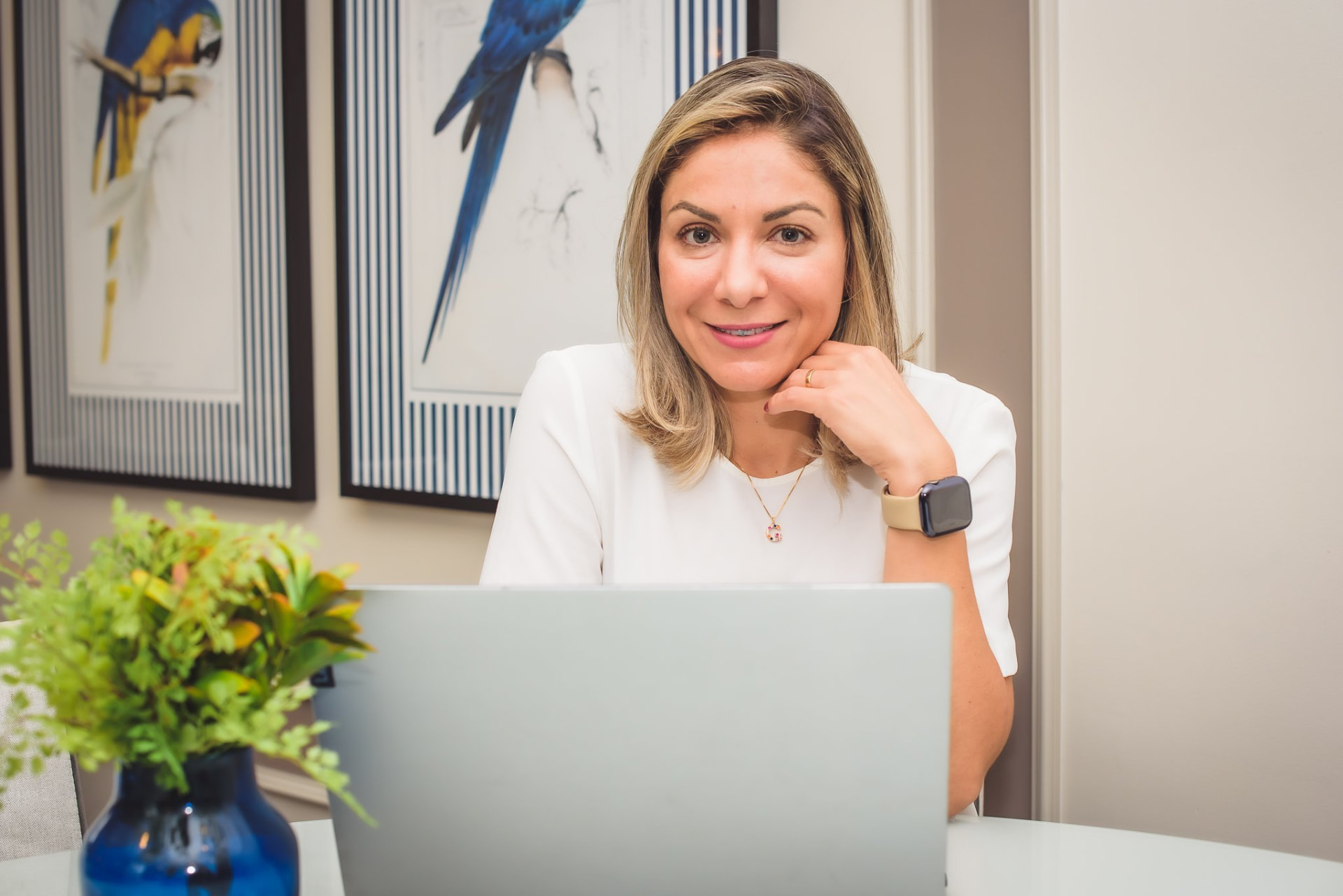 Graziela Brunatto em ambiente de mentoria